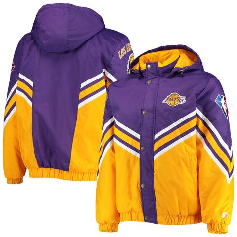 Baltimore Ravens Starter Playoffs Color Block Full-Zip Hoodie - Purple/Gold