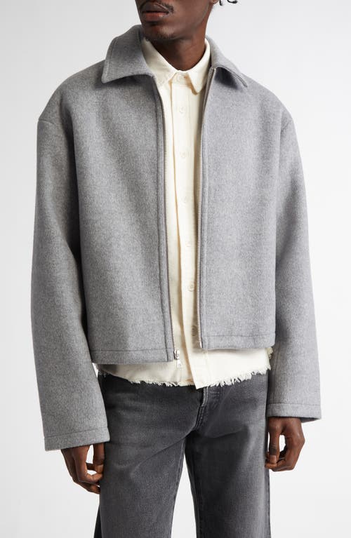 John Elliott Lexington Wool Blend Jacket in Grey 