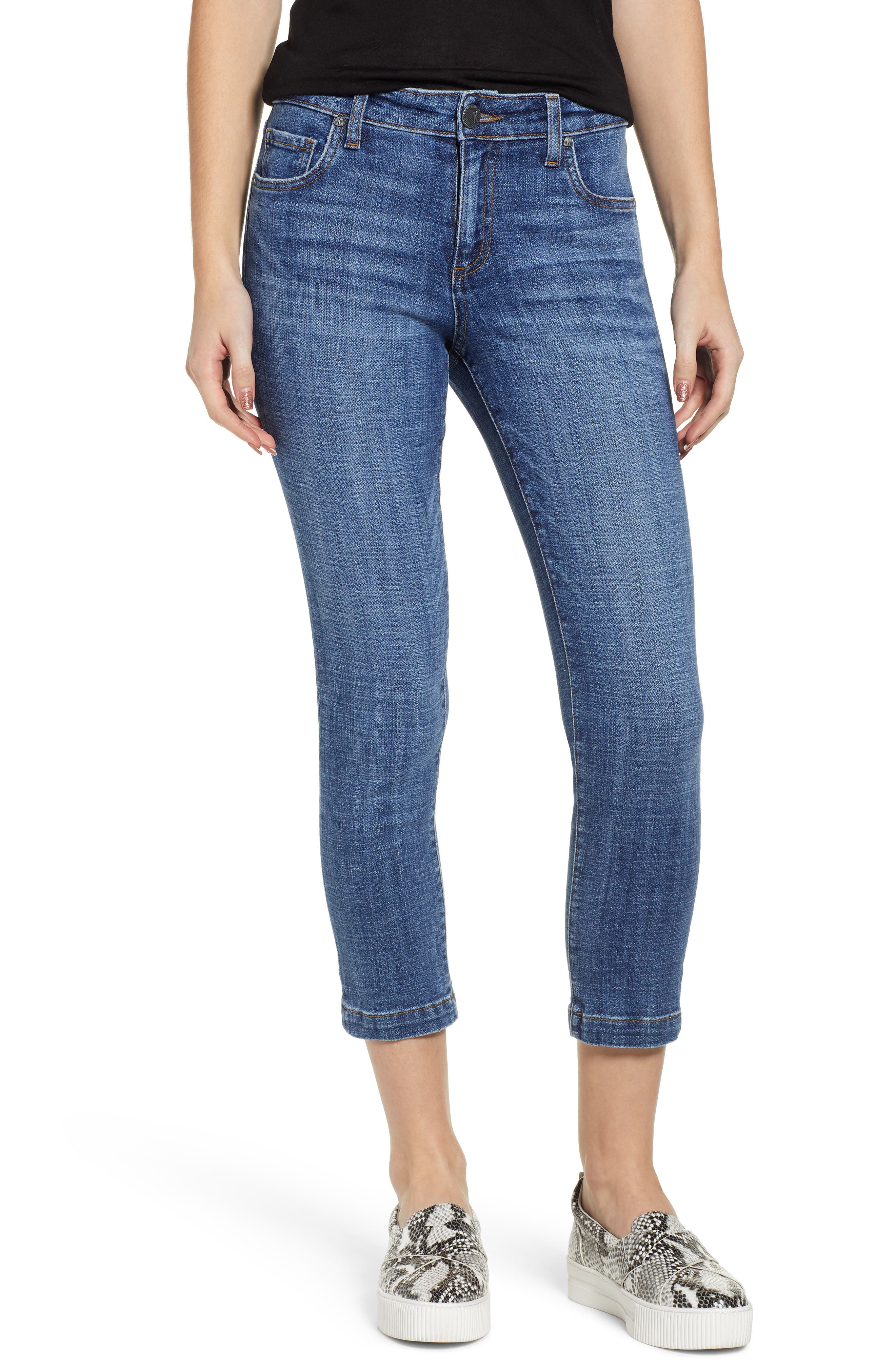 kut from the kloth cropped jeans