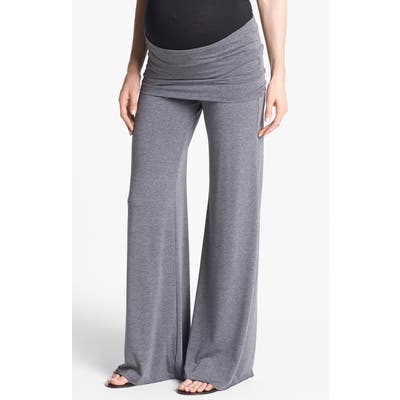 Maternal America Knit Flare Leg Maternity Pants