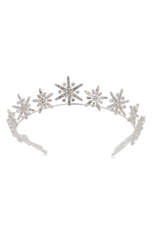 Brides & Hairpins Brinley Star Crown in Silver at Nordstrom