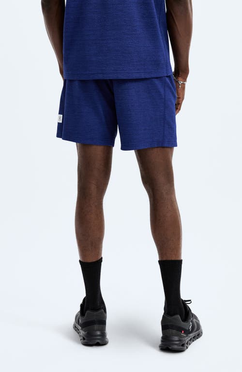 Shop Reigning Champ 7-inch Solotex® Mesh Tiebreak Performance Shorts In Admiral Blue