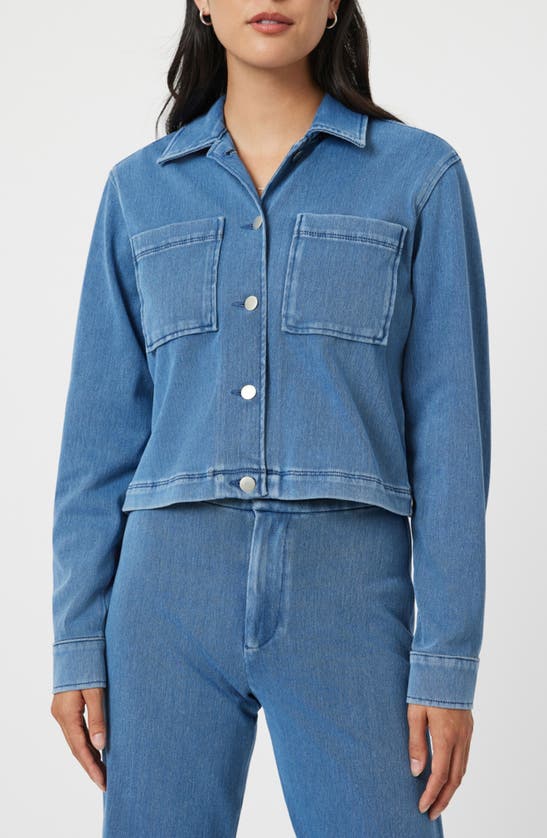Mavi Jeans Shirley Denim Jacket In Light Blue Move