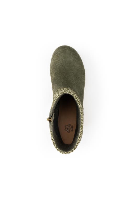 Shop The Sak Paloma Clog Boots In Moss Suede