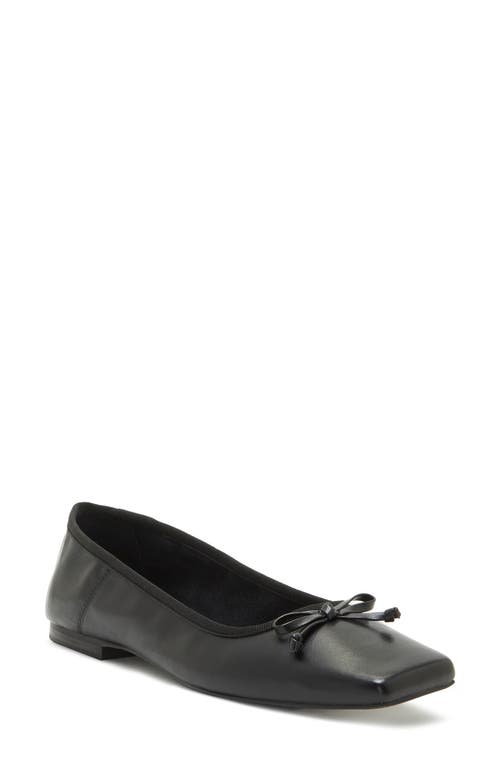 UPC 191707507708 product image for Vince Camuto Elanndo Square Toe Ballet Flat in Black at Nordstrom, Size 5.5 | upcitemdb.com