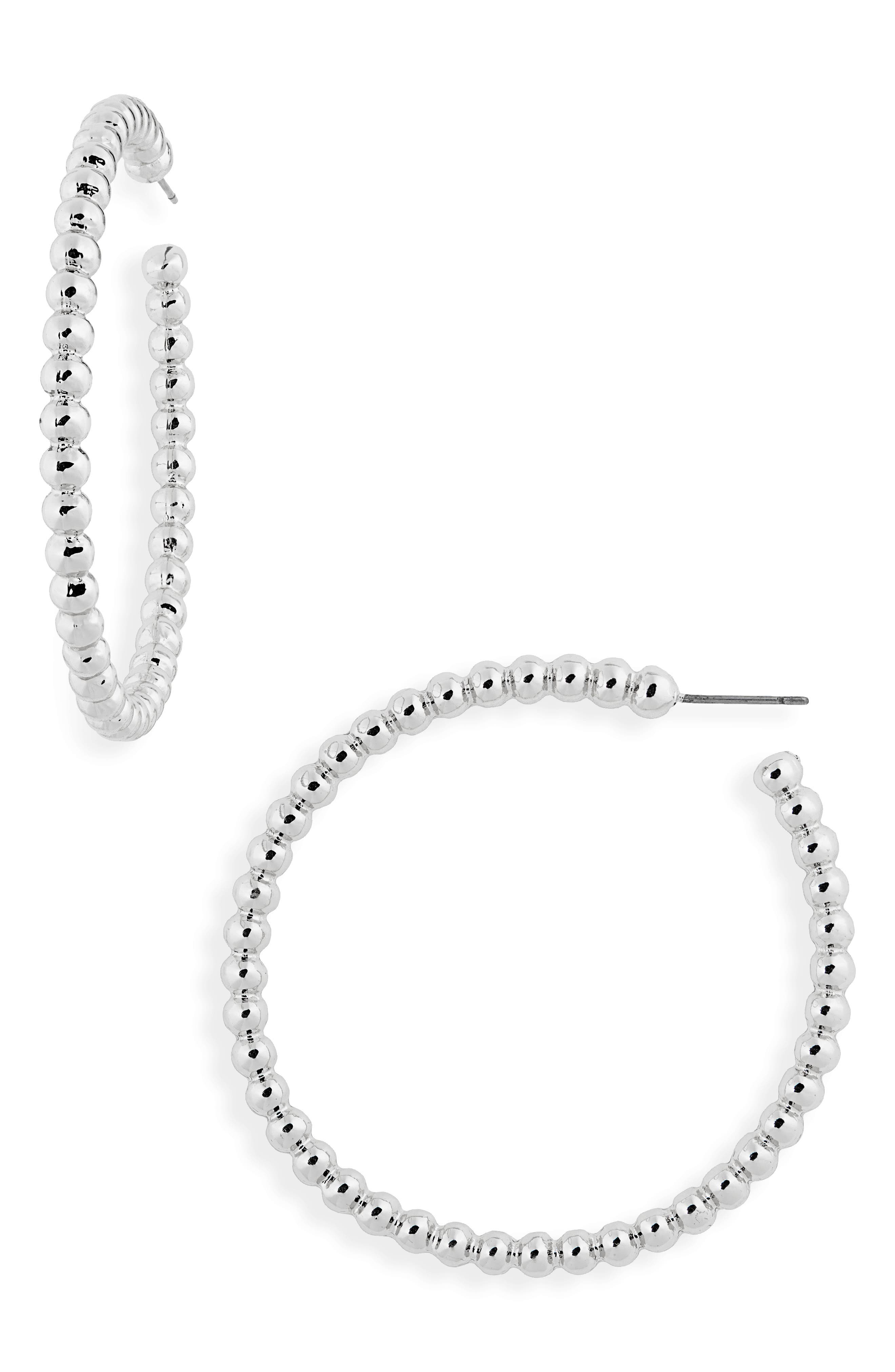 BP. Ball Chain Hoop Earrings Nordstrom