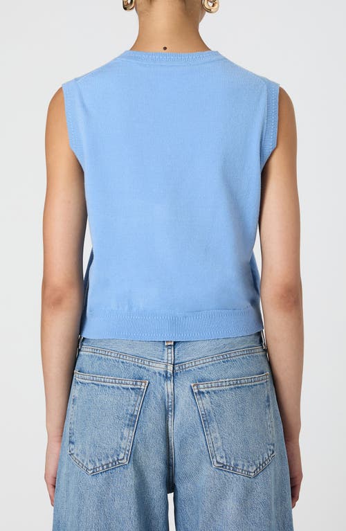 French Connection Cosysoft Sleeveless Sweater In Blue