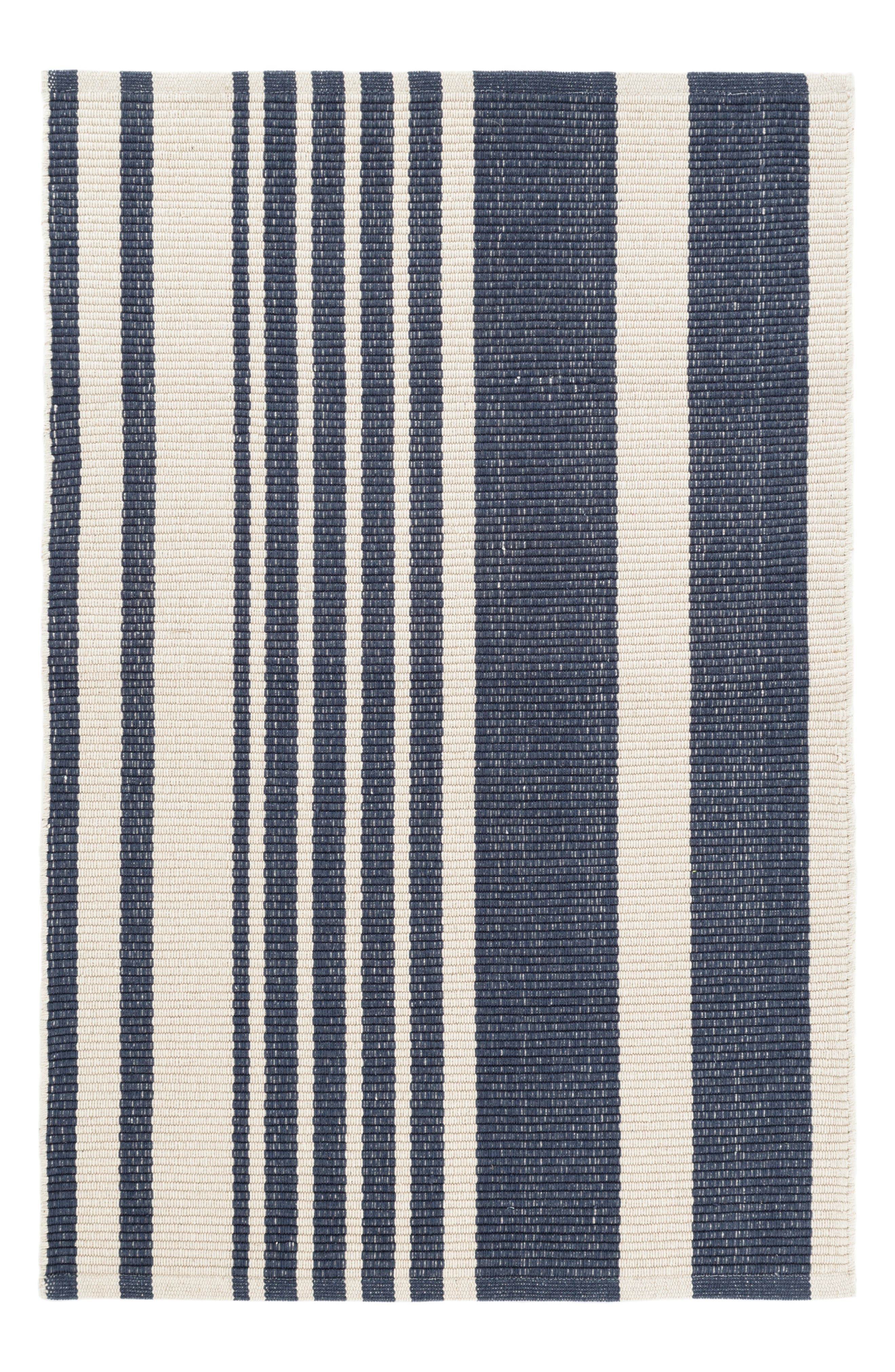 Dash & Albert Portland Stripe Woven Cotton Rug Nordstrom