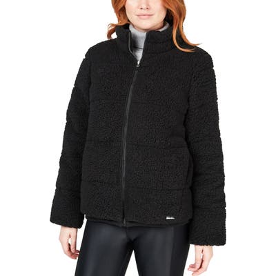 Sweaty Betty Faux Shearling Bomber Jacket