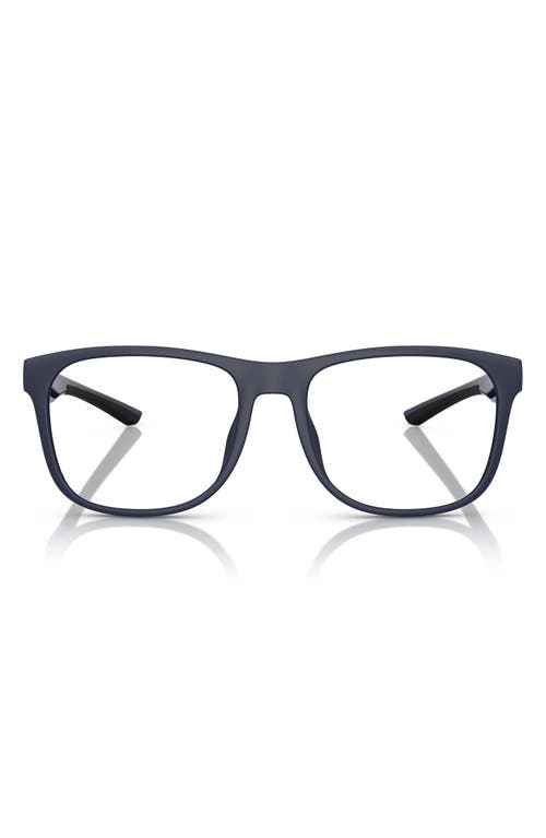 Scuderia Ferrari 54mm Square Optical Glasses In Matte Blue