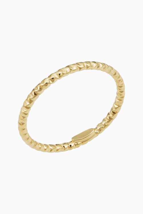 Shop Oradina 14k Yellow Gold Skyline Ring