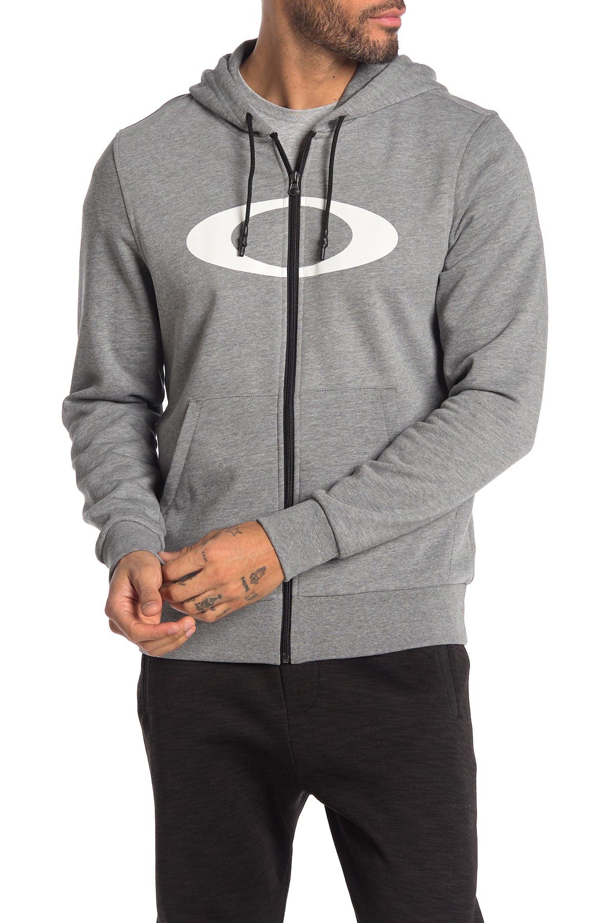 oakley zip up hoodie