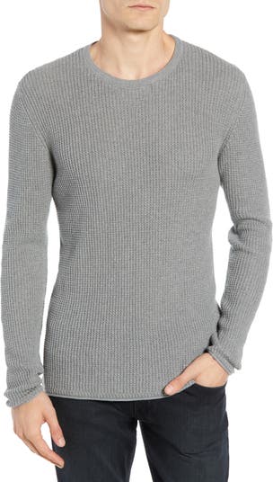 Billy Reid Regular Fit Waffle Crewneck Pullover Nordstrom