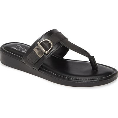 Tuscany By Easy Street Cadenza Flip Flop, Black
