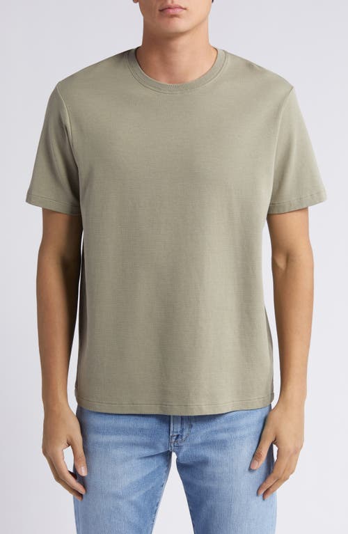 Frame Duo Fold Cotton T-shirt In Gray
