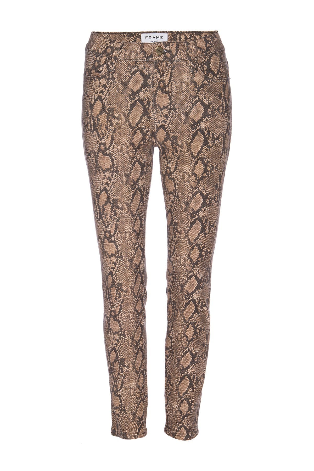 snakeskin skinny pants