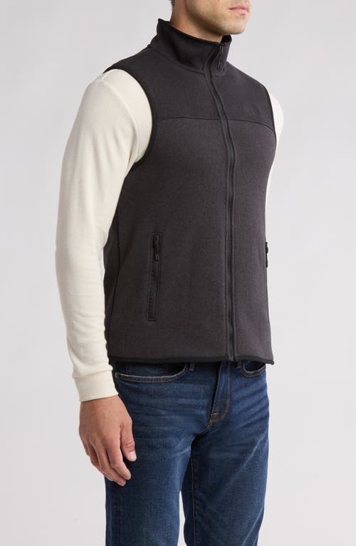 The North Face Front Range Fleece Vest In Tnf Black Heather-npf