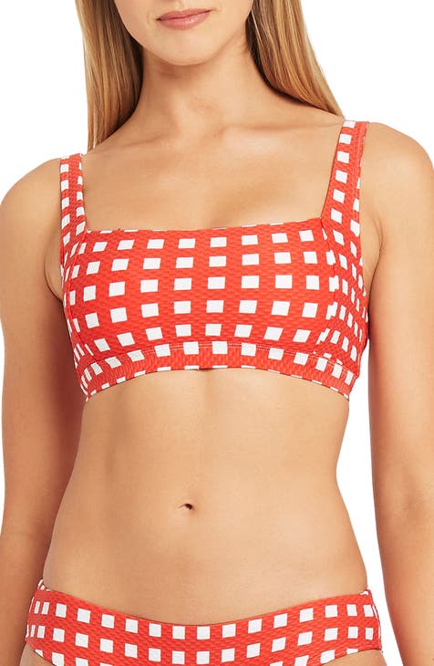 Square Neck Bralette Bikini Top
