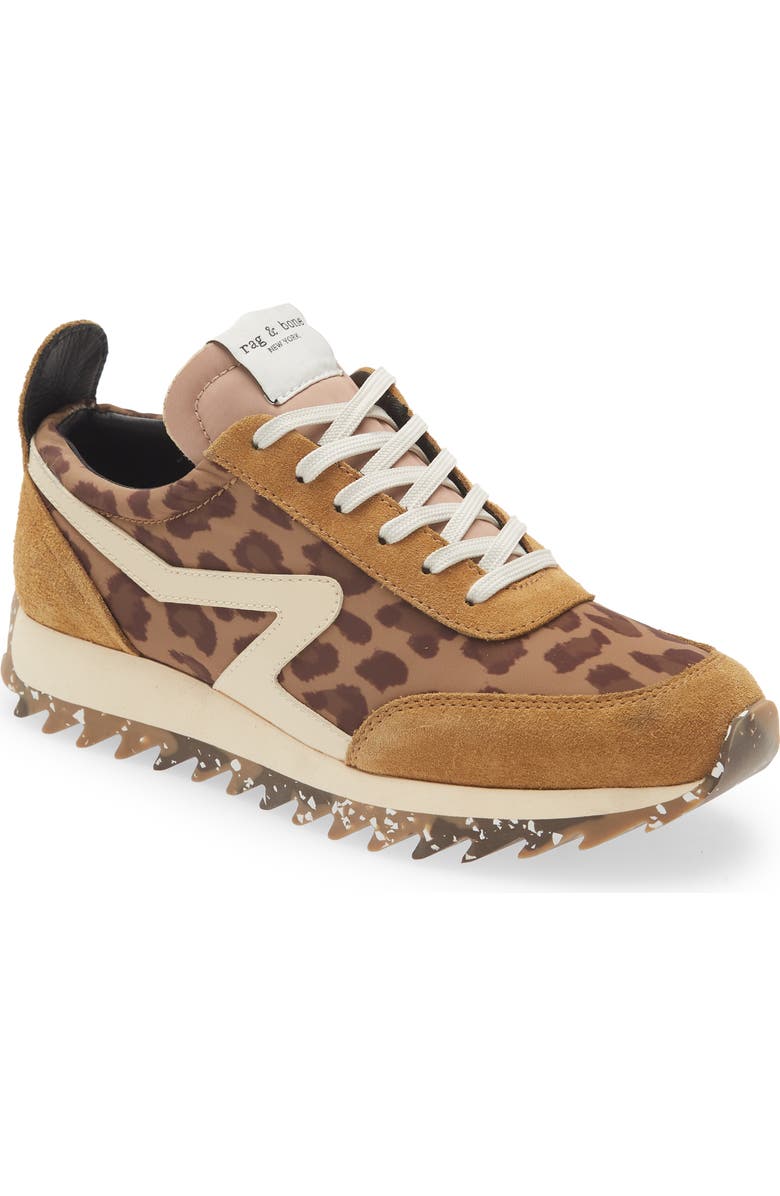 rag & bone Retro Runner Leopard Print Sneaker, Main, color, Leopard