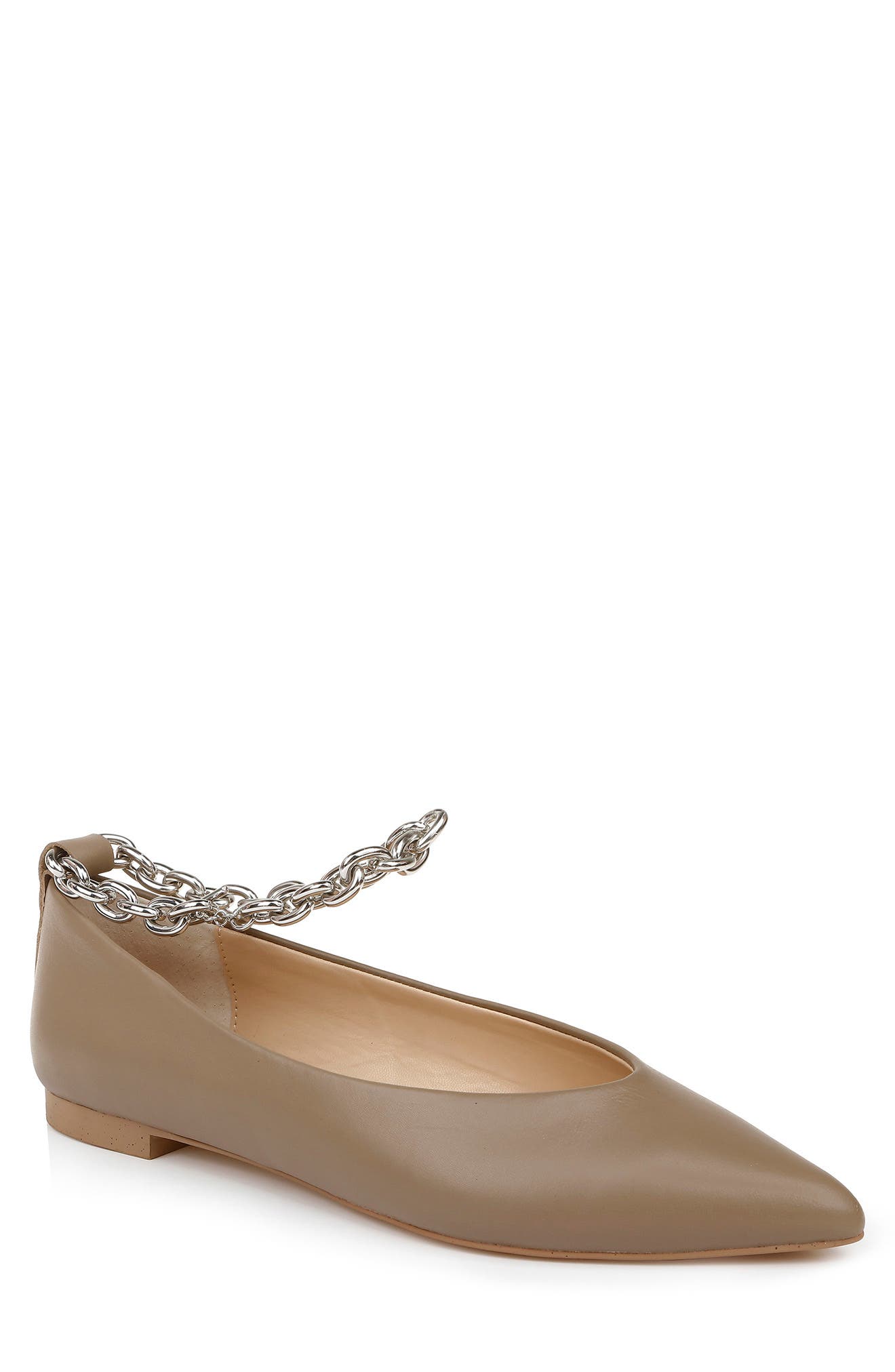 ZAC Zac Posen Nanette Chain Ankle Strap 