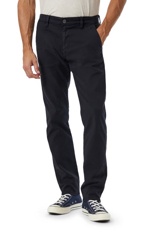 Milton Slim Fit Twill Chinos in Deep Navy Luxe Twill