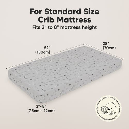 Keababies Isla Fitted Crib Sheets In Woodland
