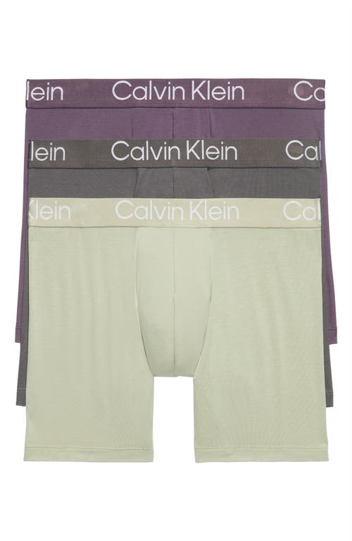 Ultra-Soft Modern 3-Pack Stretch Modal Boxer Briefs in Eiffel Tower