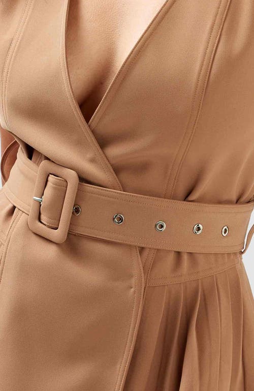 Belle & Bloom Miss Independence Midi Dress In Camel