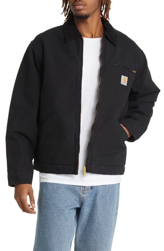 Carhartt Detroit Jacket In Black