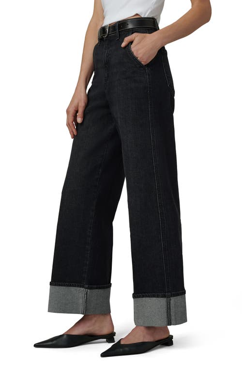 Shop Joe's The Trixie Cuffed Wide Leg Trouser Jeans In Mindset