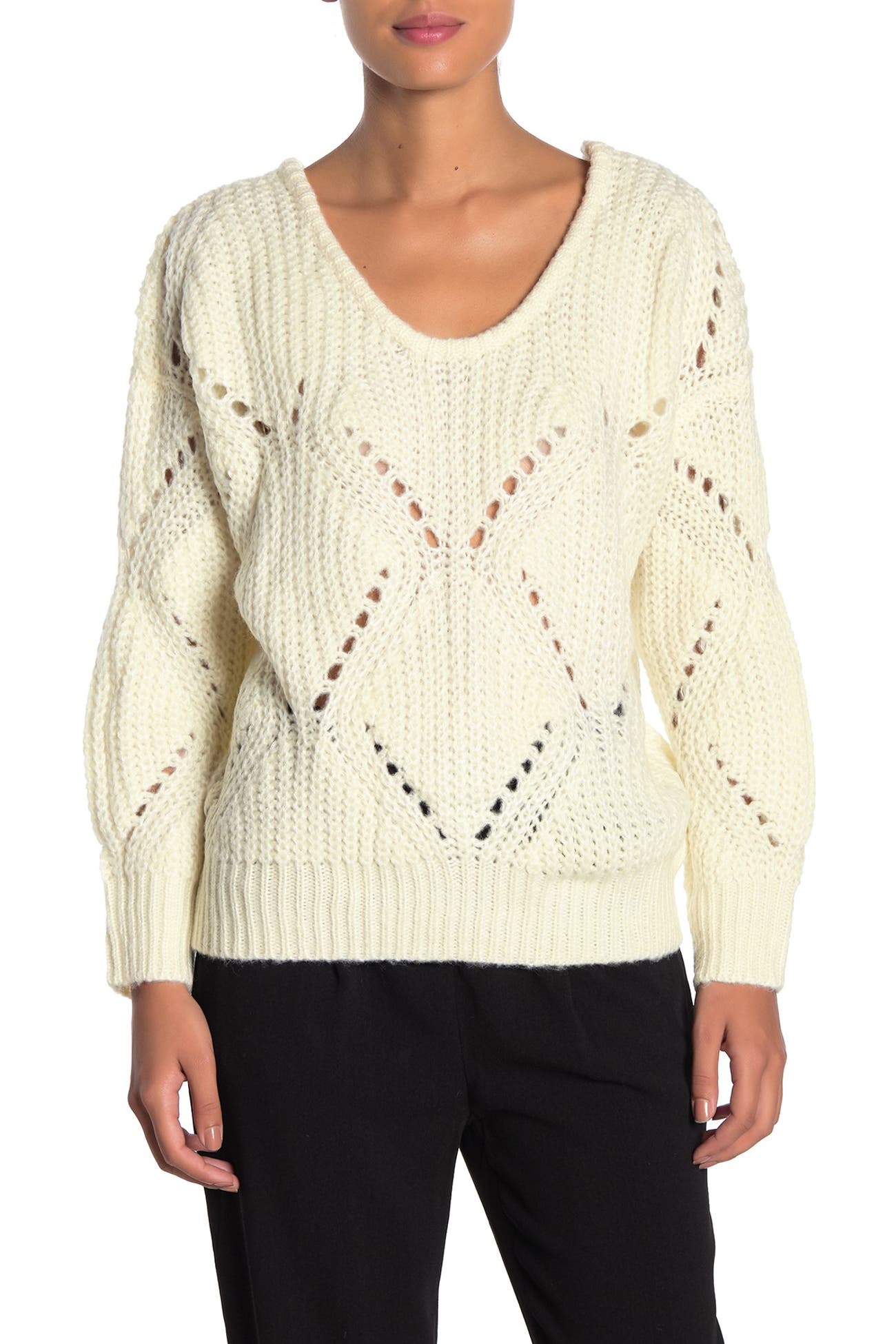 FRNCH | Open Stitch Pullover Sweater | Nordstrom Rack