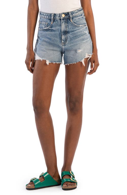 KUT from the Kloth Taylor High Waist Cutoff Denim Shorts Introduced at Nordstrom,