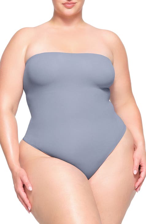 THE LUXE RIB LOW BACK BODYSUIT - MID GREY – All Things Golden