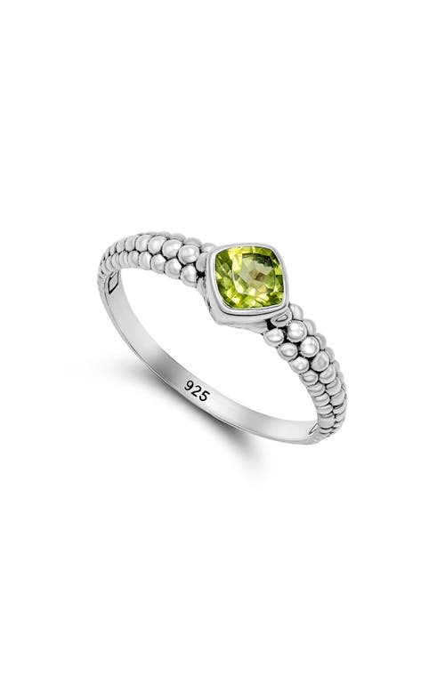 Shop Samuel B. Stone Cushion Ring In Green