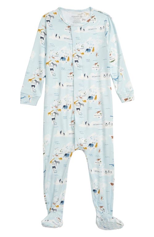 Magnetic Me Sea the World Magnetic Footie in Blue at Nordstrom, Size Newborn