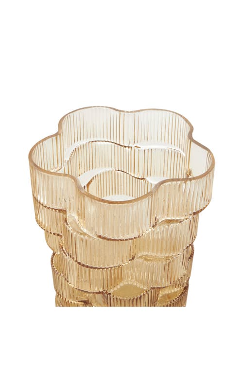 Ginger Birch Studio Set Of 2 Glass Vases In Brown