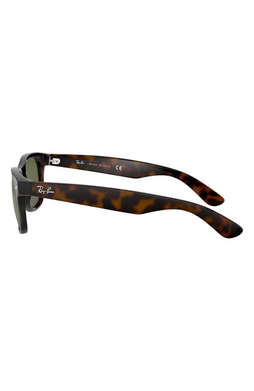 Ray Ban Ray-ban Wayfarer 58mm Rectangular Sunglasses In Tortoise/crystal Green