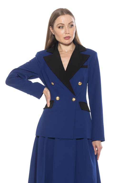 Alexia Admor Farrah Blazer In Navy