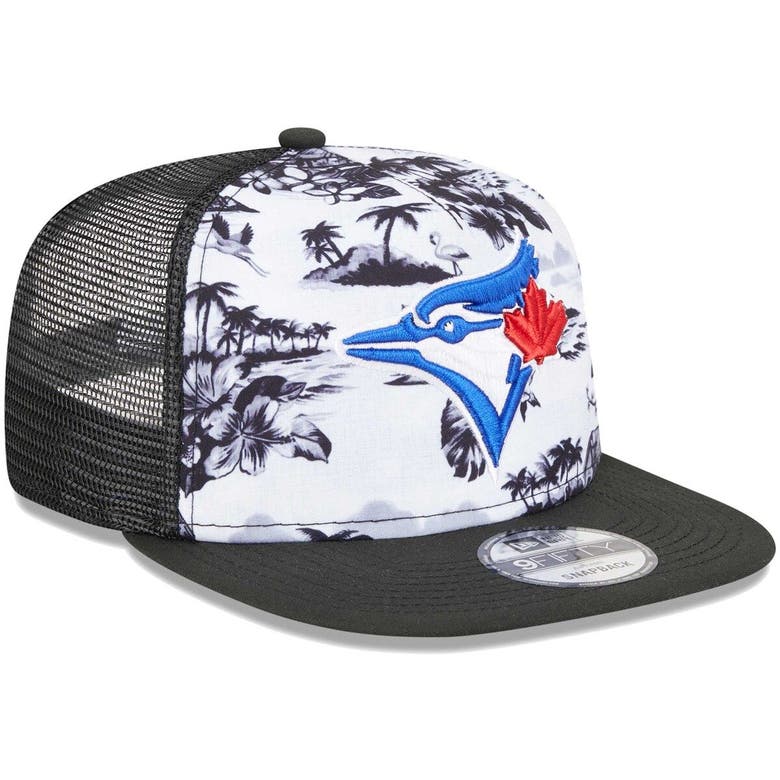 Toronto Blue Jays New Era Trucker 9FIFTY Snapback Hat - Black