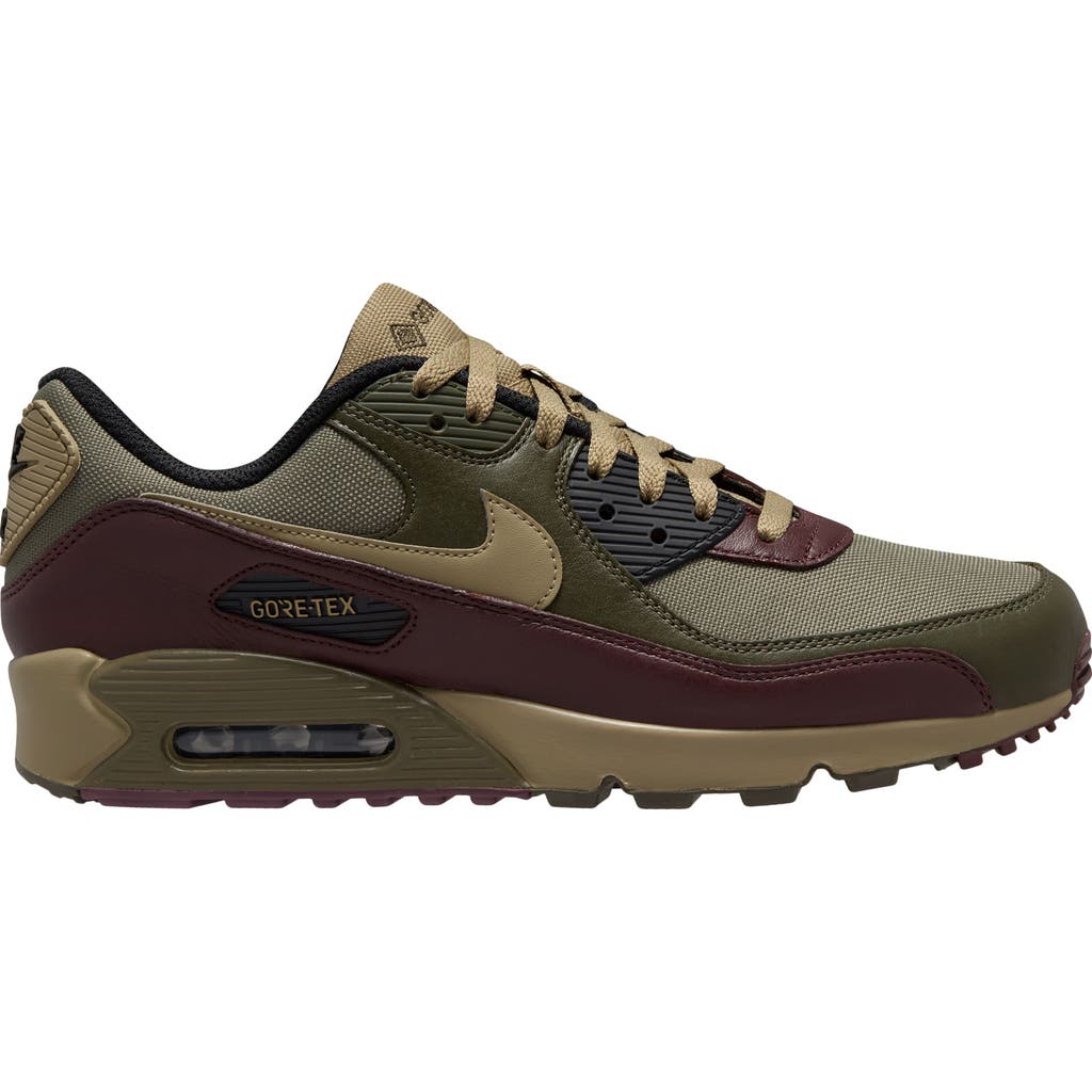 Nike Air Max 90 Gore-tex® Waterproof Sneaker In Medium Olive/olive/khaki
