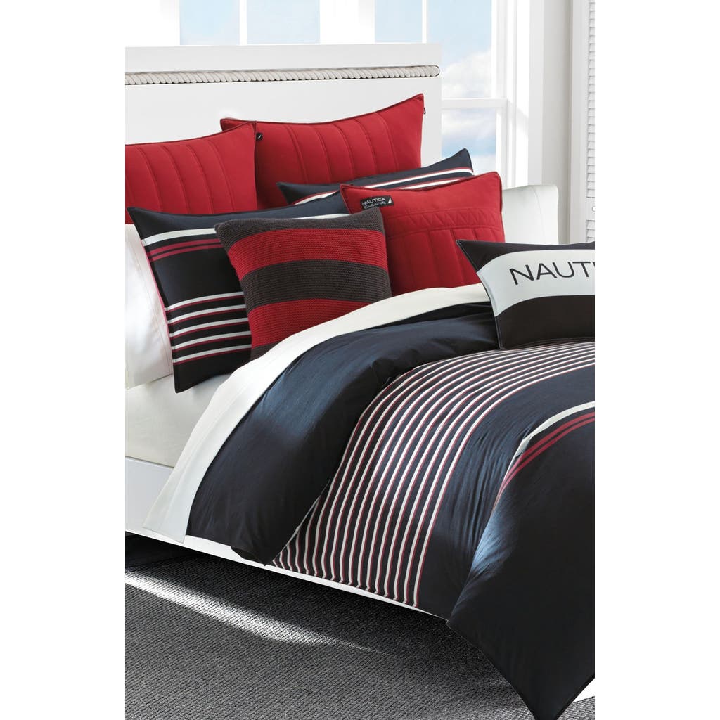 Nautica Mineola Full/queen Duvet Set In Navy