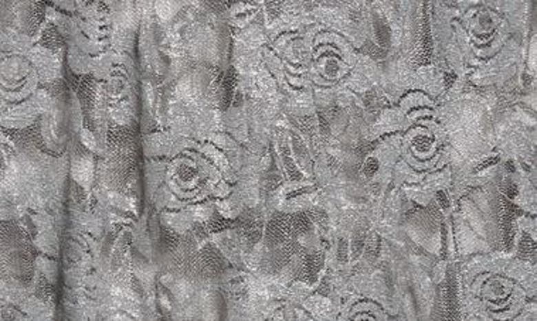 Shop Sc103 Festival Sheer Lace Asymmetric Dress In Tinsel