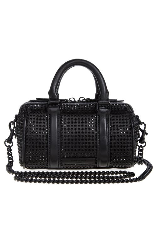 Shop Kurt Geiger London Extrasmall Kensington Boston Drench Satchel In Black