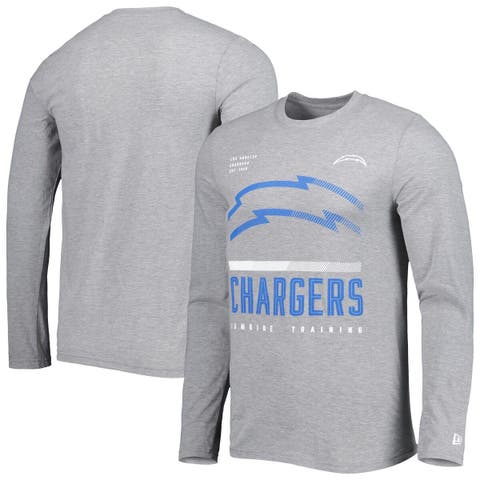 Men's Nike Heathered Charcoal/Blue Detroit Lions Tri-Blend Raglan Athletic Long  Sleeve Fashion T-Shirt