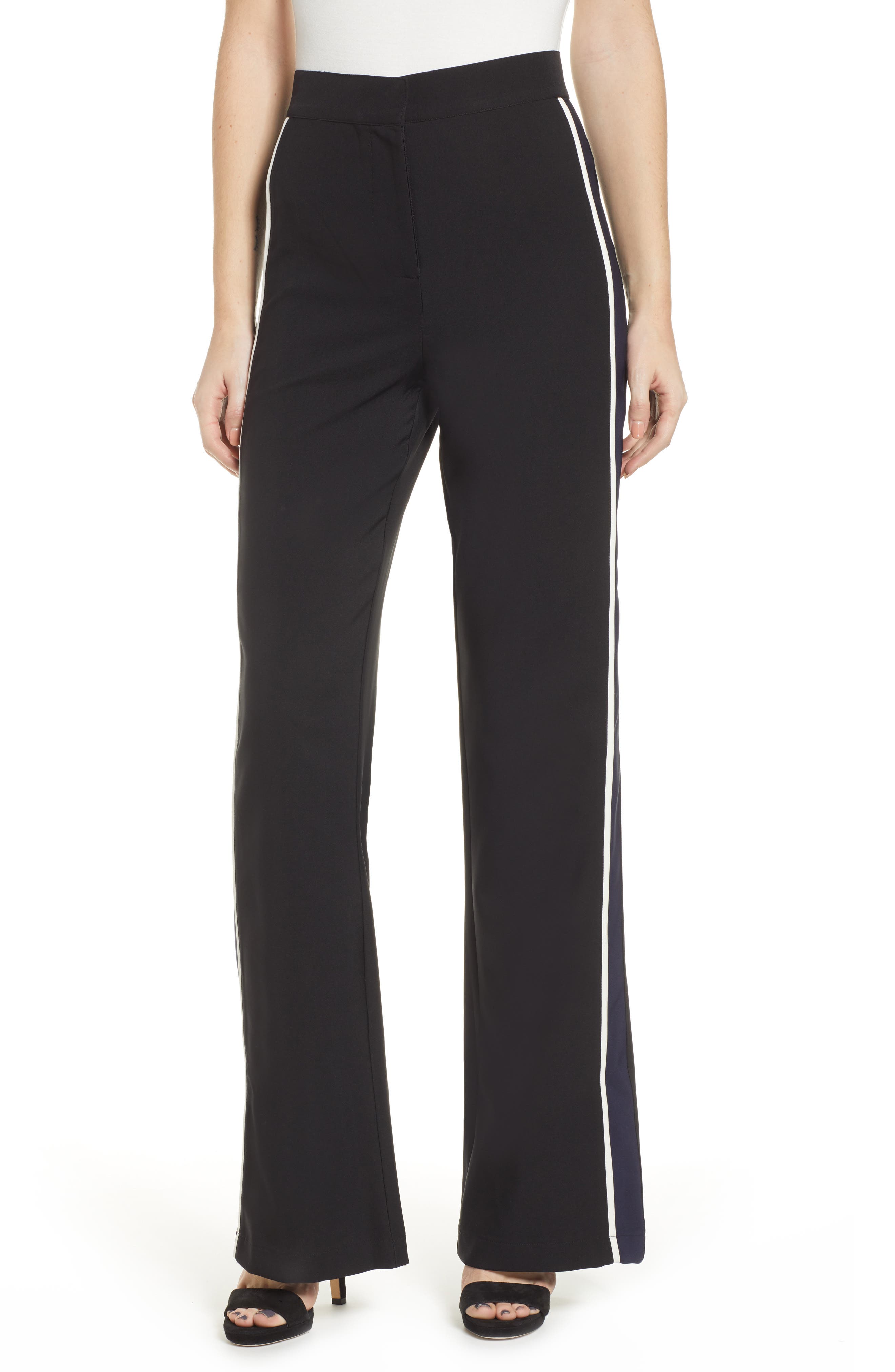 racer stripe trousers