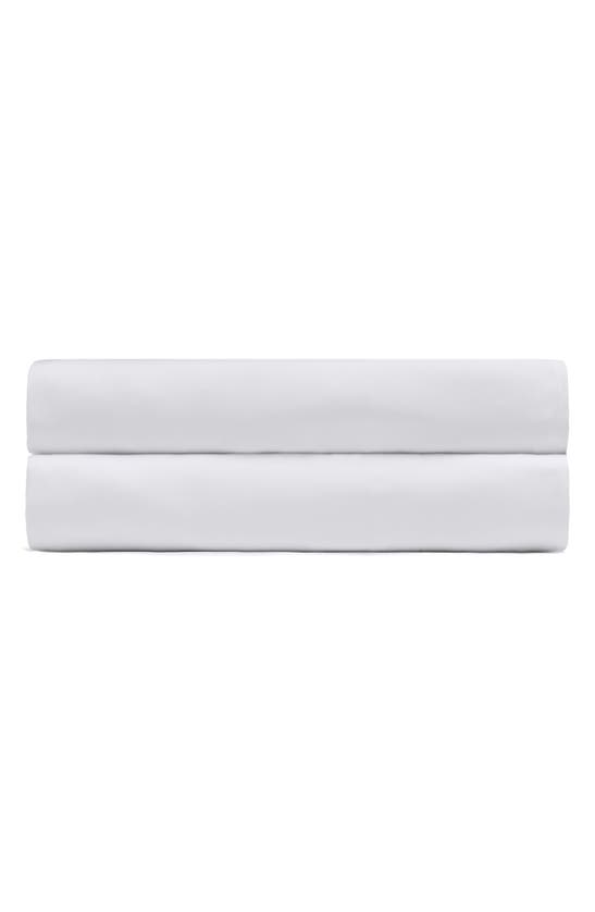Shop Parachute Sateen Fitted Sheet In White