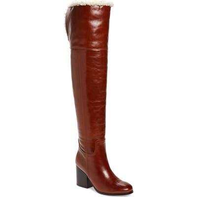 Jeffrey Campbell Woodvurn Over The Knee Boot- Brown