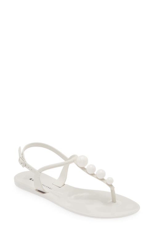 Rhea Jelly Slingback Sandal in White