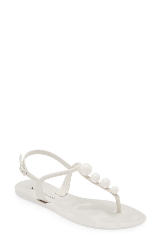Shop Koko + Palenki Rhea Jelly Slingback Sandal In White