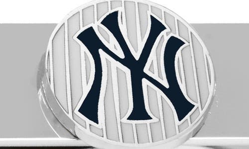 Cufflinks, Inc . New York Yankees Tie Bar In Black/silver